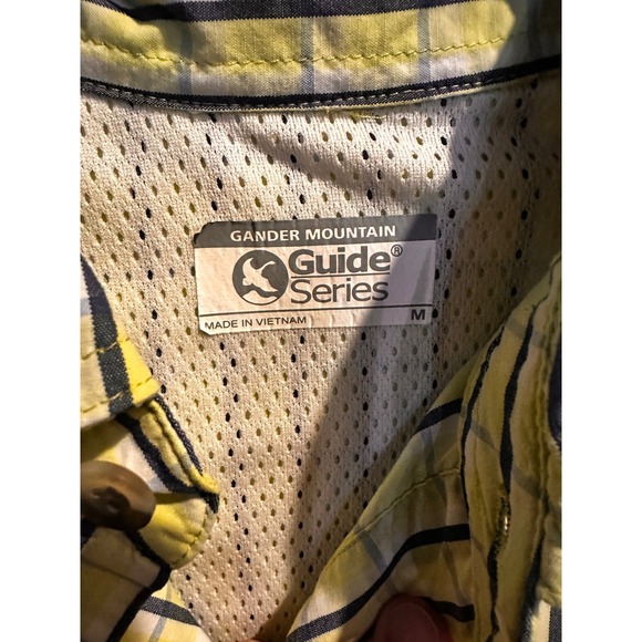 Gander Mountain Other - Gander Mountain Guide Series Mens Lined Plaid Long Sleeve Button Up Shirt Size M